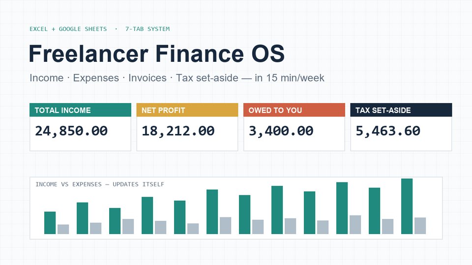Freelancer Finance OS dashboard